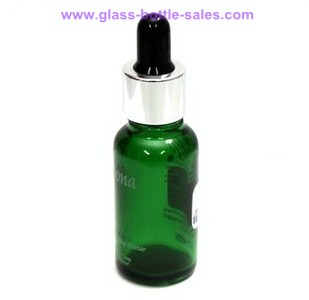 Green Essential Oil Bottle