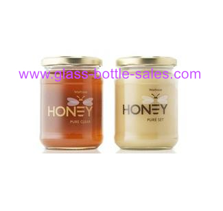 150ml Clear Round Glass Honey Jar With Lid