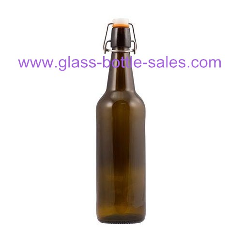 500ml Flip Top Amber Beer Bottle