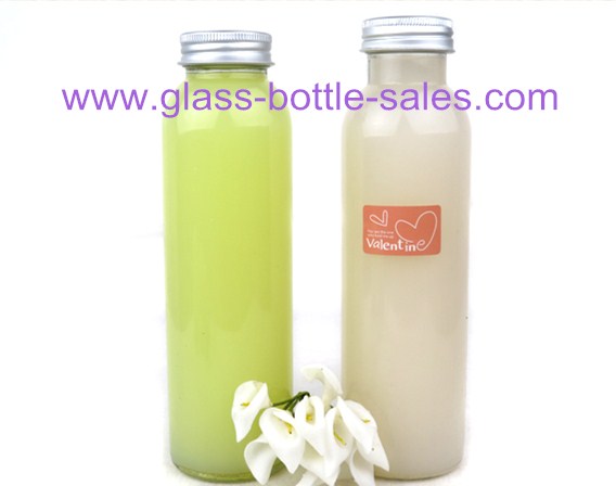 350ml Clear Glass Juice Bottles