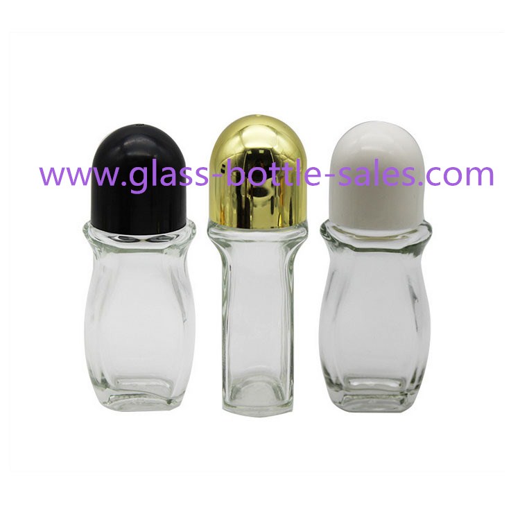 50ml Clear Perfume Roll On Bottle