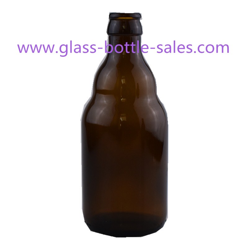 330ml Belgium Bear Amber Beer Bottle